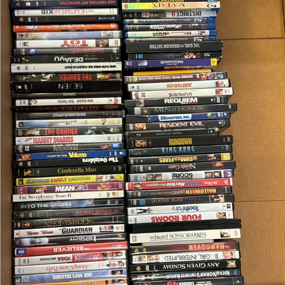 DvDs & Blu Ray discs